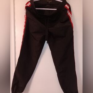 PacSun Red/White Nylon Track Pants